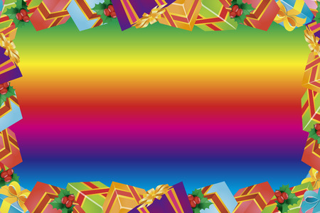 Background material, present, gift, gift box, copy space, messages, advertising, publicity, promotion, materialのイラスト素材