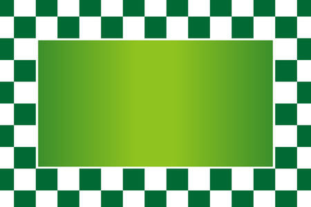 Wallpaper material, plaids, photo frame, photo frame, signs, information, bulletin, price tag, card.のイラスト素材