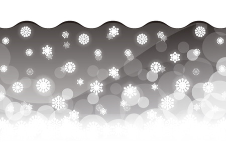 Crystal Wallpaper material, snow, winter, landscape, light, sparkle, glitter, Christmas, decoration, snow, snow, partyのイラスト素材