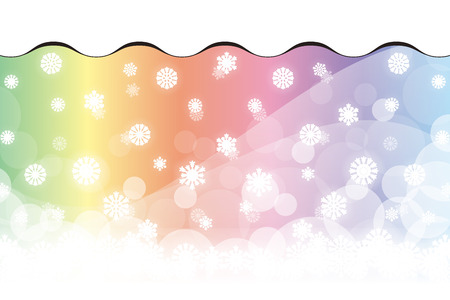Crystal Wallpaper material, snow, winter, landscape, light, sparkle, glitter, Christmas, decoration, snow, snow, partyのイラスト素材