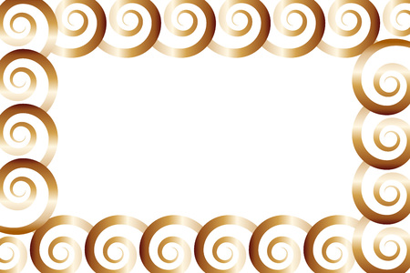 A Background material, photo frame, photo frame, picture frames, card, name tags, price, price tag, spiral, spiral,のイラスト素材
