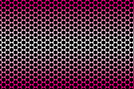 Wallpaper material, wire mesh, wire netting, stitches, metal fence, checkered, steel, hexagonal, metal, hole machining.のイラスト素材