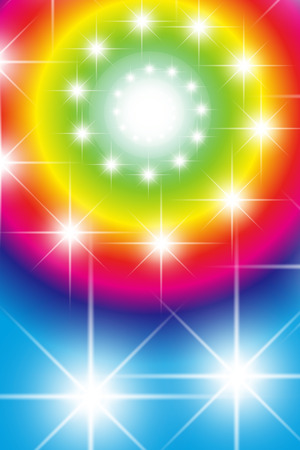 Background material, light, sparkle, glitter, swirl, spiral, spiral, colorful, material, vertical, vertical, Stardust, Starのイラスト素材