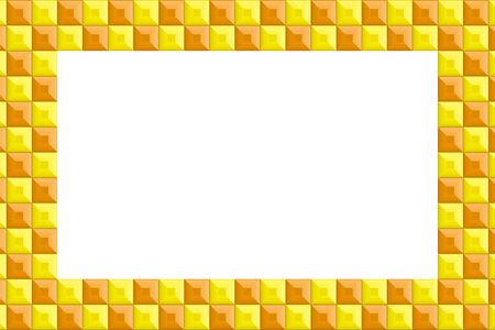Background material wallpaper, photo frame, photo frame, photo space, copy space, space, message, signsのイラスト素材