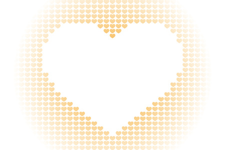 Background material wallpaper, heart pattern, symbol, pattern, patterns, affection, love, copy space, cute, love, heartsのイラスト素材