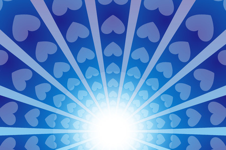 Wallpaper material, form, decoration, radiation, Central line, manga, happy, image effects, affectionのイラスト素材