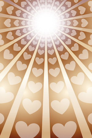 Wallpaper material, form, decoration, radiation, Central line, manga, happy, image effects, affectionのイラスト素材