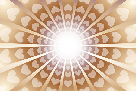 Wallpaper material, form, decoration, radiation, Central line, manga, happy, image effects, affectionのイラスト素材