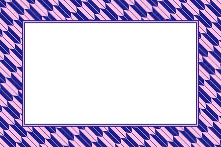 Photo frame with geometrical patternsのイラスト素材