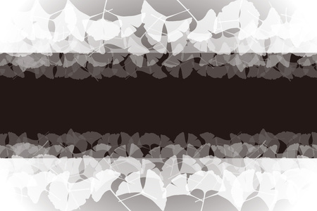 Background material, price tag, tag, copy space, like, pattern, leaves, autumn, leaves, Ginkgo biloba, Ginkgo, fallen leaves,のイラスト素材