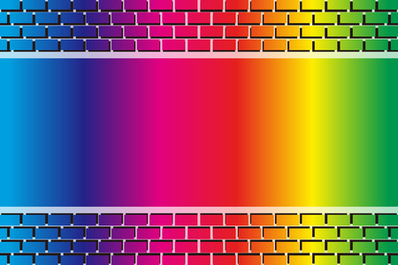 Wallpaper material, bricks, blocks, propaganda, advertising, business sale, copy space, picture frames, card, price tagのイラスト素材