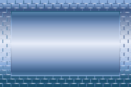 Background material, brick walls, tiled walls, blocks, picture frame, photo frame, message board, album titleのイラスト素材