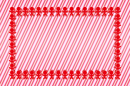 Background material, images, community network, communication, mutual help, volunteering, volunteers, helpersのイラスト素材