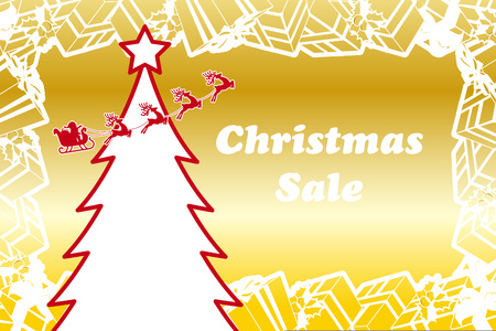 Background material, gifts, Christmas sale, gift, Merry Christmas, flyers, ads, advertising, pop,のイラスト素材