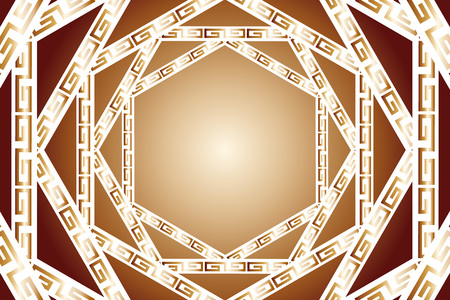 Background material, China's traditional patterns, Chinese traditional, Chinese, Feng Shui, fortune, good luck, prosperity, meditation, spirit, heart, images, a mascotのイラスト素材