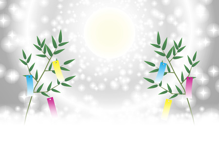 Japanese festival illustration backgroundのイラスト素材