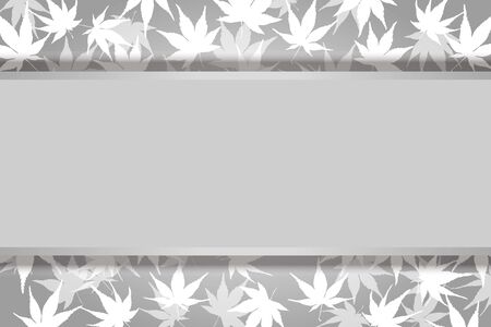 Vector Illustration Background, Autumn Image, Autumn Leaves, Deciduous, Maple, Maple, Copy Space, Free, Advertising Posterのイラスト素材