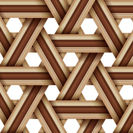 Bamboo Wood Weaving Pattern Natural Wicker Texture Surface Theme Concept Vector Illustration Tasmeemme Com