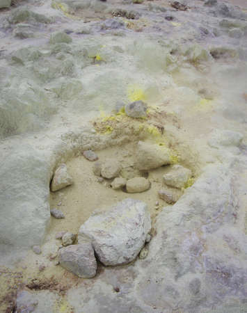 sulfur spoutの写真素材