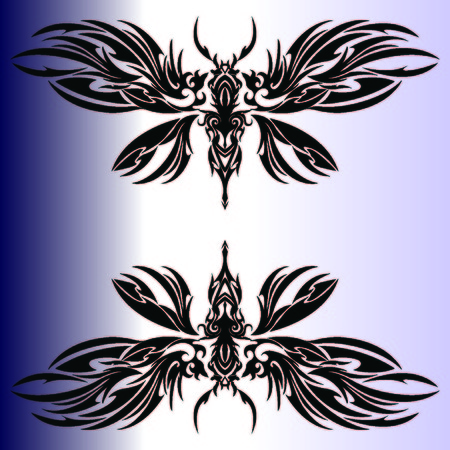 Tribal hornetのイラスト素材