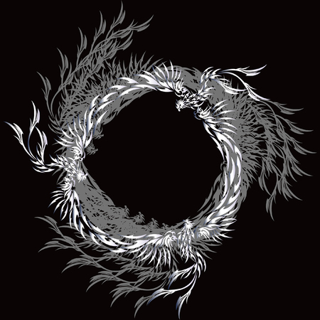 Tribal-Phoenixのイラスト素材