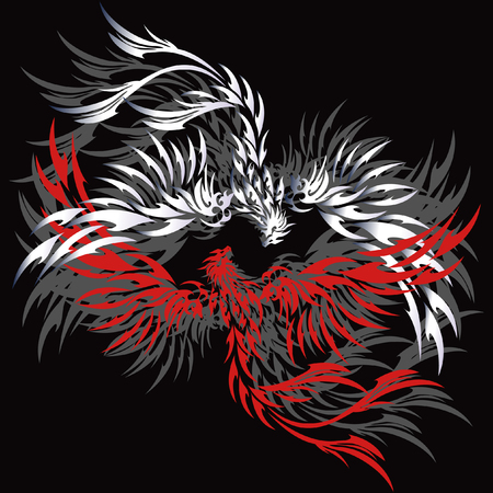 Vector Of Tribal Phoenix Id Royalty Free Image Stocklib