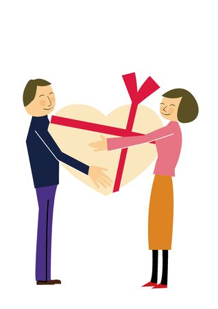 Season clip art. Calendar.Gift box. Christmas.birthday.のイラスト素材