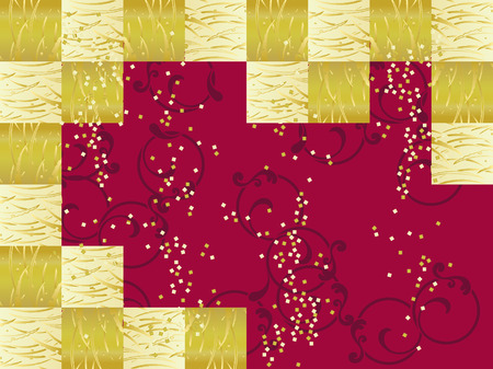 Japanese pattern. Grid pattern, vector illustration.のイラスト素材