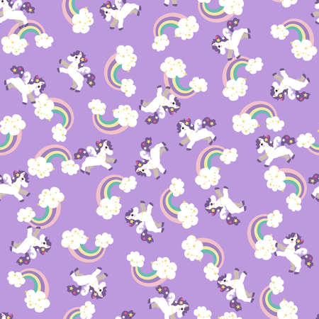 Pegasus pattern.
Seamless pattern. Material for wallpaper and wrapping paper. Textile design.のイラスト素材