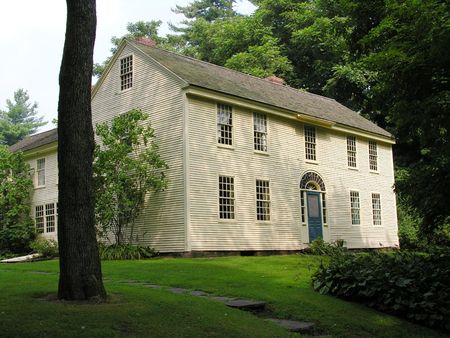 Old home in summer.の写真素材
