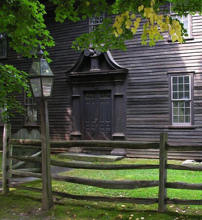 Old House and fence.の写真素材