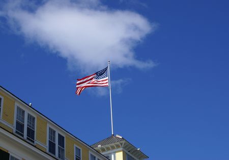 United States of America flagの写真素材