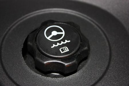 Power steering fluid reservoir cap.の写真素材