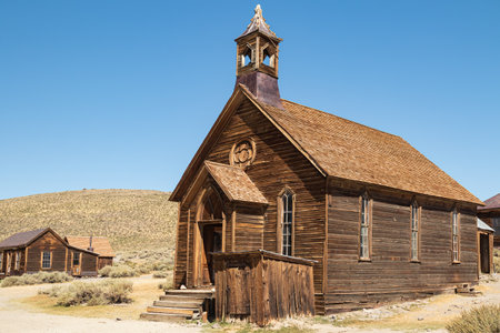Bodie State Historic Park,  ghost town in the Bodie Hills, Mono County, California, United States.の写真素材
