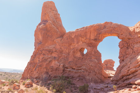 Arches National Park, Utah, USA. Arches is a national park in the United States.の写真素材