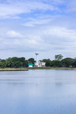 A mirror of the waterの写真素材