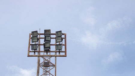 The high step of the tower on white backgroundの写真素材