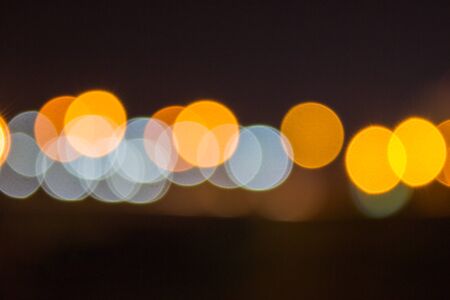 The blur of many light in the night timeの写真素材