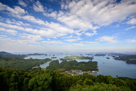 Ninety Nine Islands Kujukushima in Sasebo, Nagasaki, Japanの写真素材