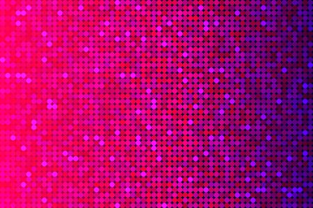 Abstract background of colored circles. Bright pink backdrop for flyer night club party. Vector illustration.のイラスト素材