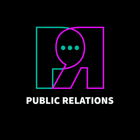 Silhouettes of  letters prのイラスト素材