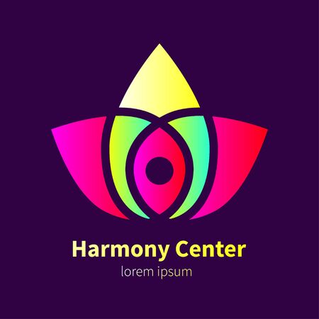 Logo center of harmony.のイラスト素材