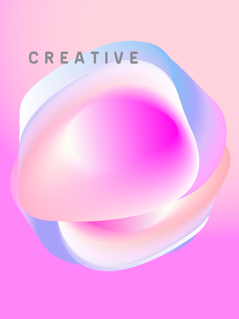 Abstract gradients wavesのイラスト素材