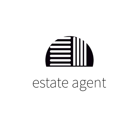 Logo of real estateのイラスト素材