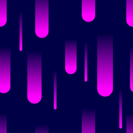 Seamless pattern cosmic meteor shower with falling lights. Background fireworks. Gradient geometric pattern in style of memphis. Vector illustrationのイラスト素材