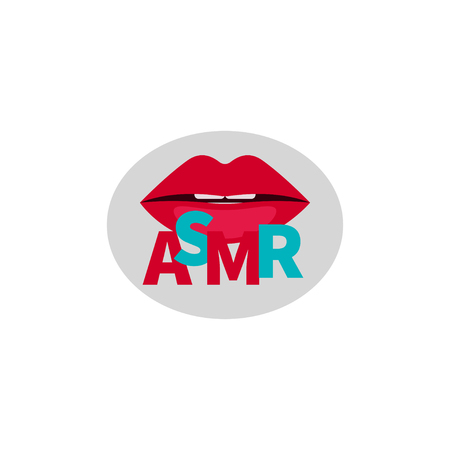 ASMR vector iconのイラスト素材