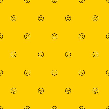 Banner with tiny smileyのイラスト素材