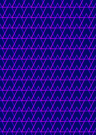 blue triangular patternのイラスト素材