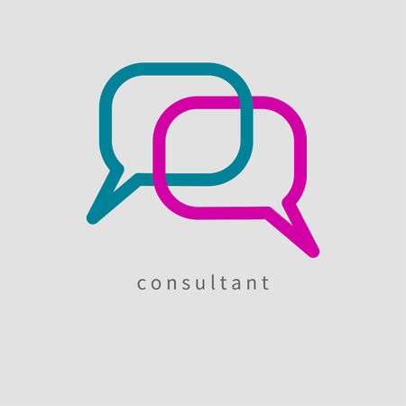 vector consultant iconのイラスト素材