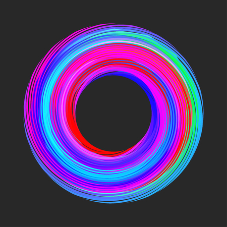 color circle borderのイラスト素材